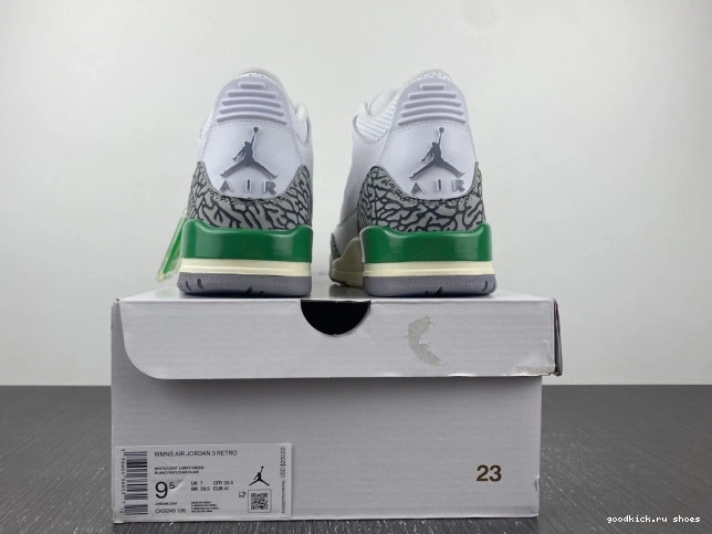 80% Off Sale 3 (W) Jordan Retro CK9246-136 Green Lucky 0701
